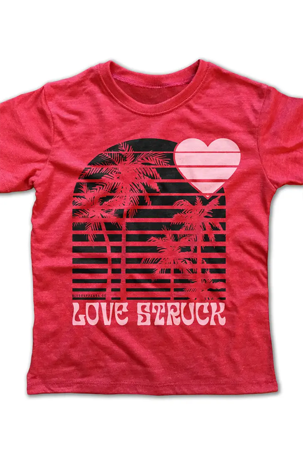 Kids Love Struck Tee | Red - Main Image Number 1 of 1