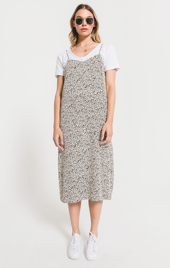 Bella Riva Print Dress | Sesame - West of Camden - Main Image Number 3 of 3