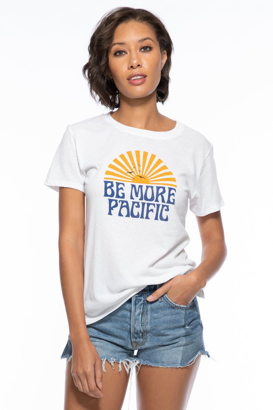 Pacific Loose Tee | White - West of Camden