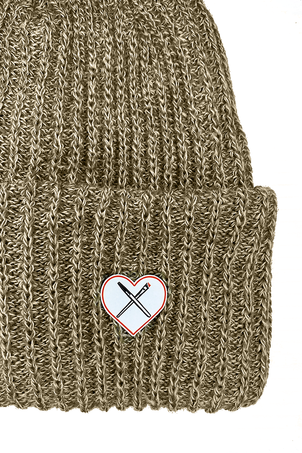 Pen and Brush Beanie | Light Grey - Main Image Number 2 of 2