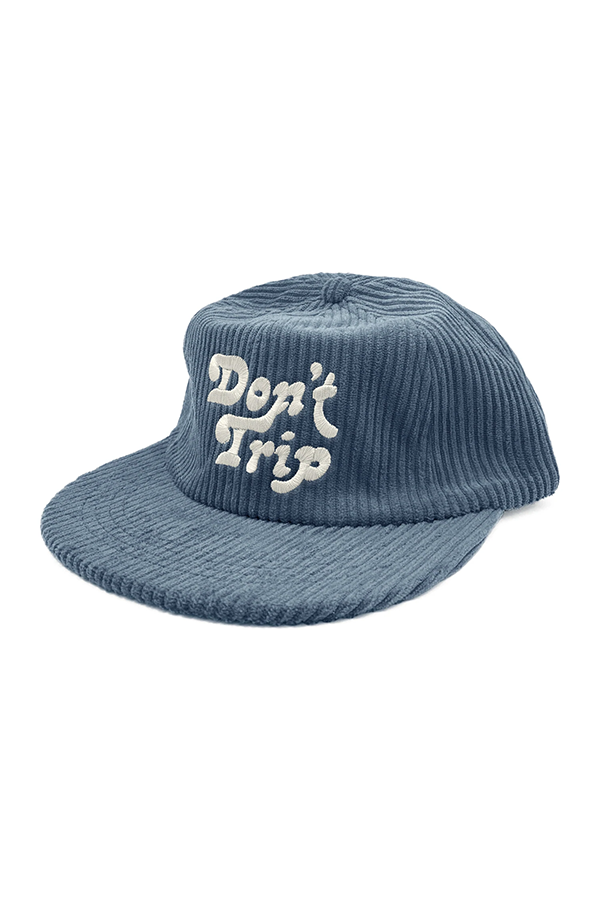 Don't Trip Fat Corduroy Hat | Slate - Main Image Number 1 of 1