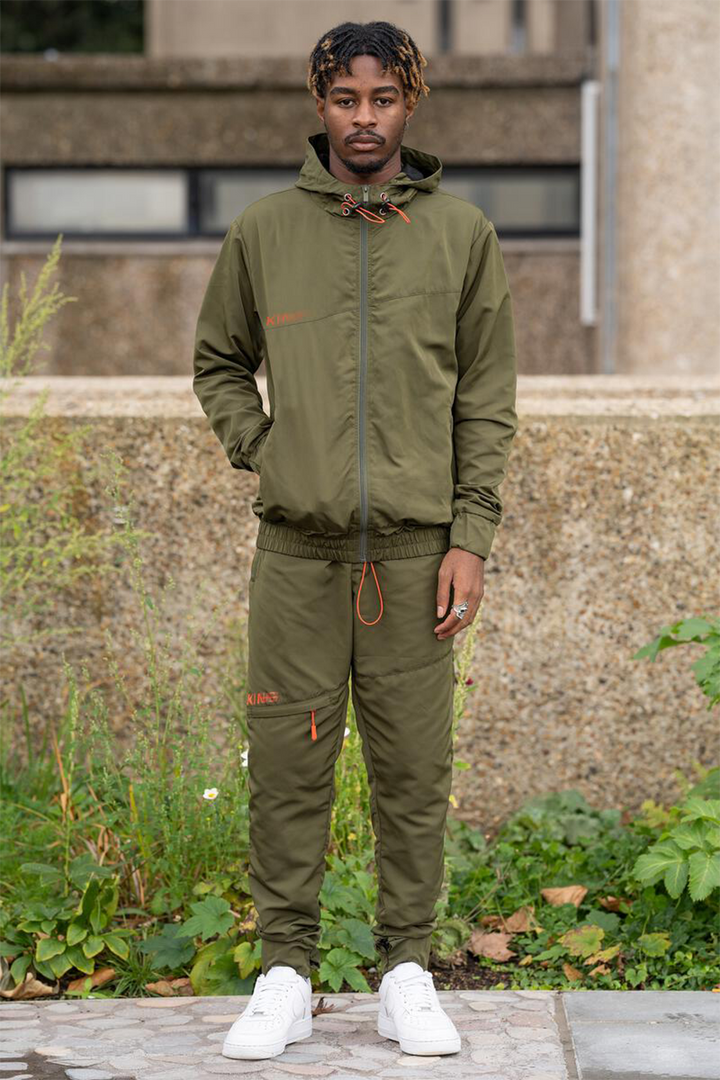 Tennyson Shell Tracksuit Hoodie | Fern - Thumbnail Image Number 3 of 3
