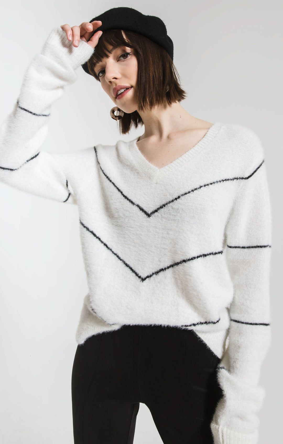 Melanie Sweater | Snow White - Main Image Number 1 of 3