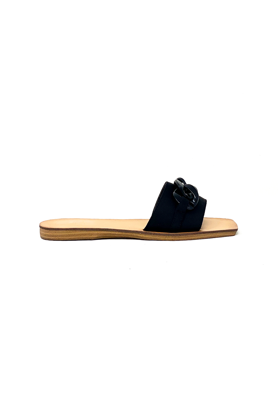 Dilia Slide Sandal | Black - Main Image Number 1 of 1