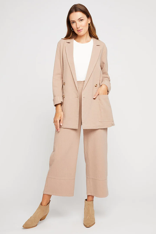 Field Cotton Twill Coat | Almond - Main Image Number 1 of 2