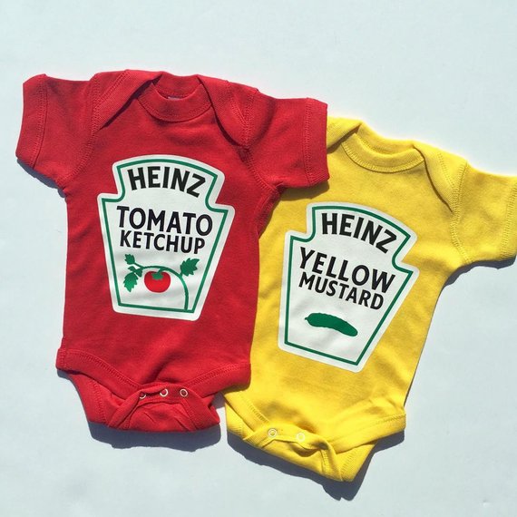 Heinz Mustard Baby Onesie | Yellow - Main Image Number 2 of 2