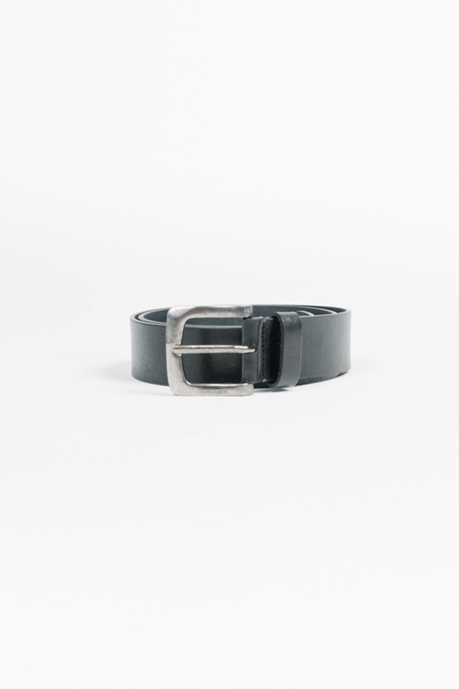 Wide Leather Belt | Black - Main Image Number 1 of 2