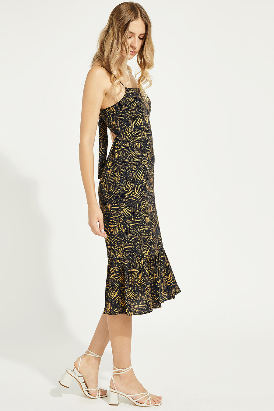 Ambrosia Dress | Gold Palm - Main Image Number 2 of 3