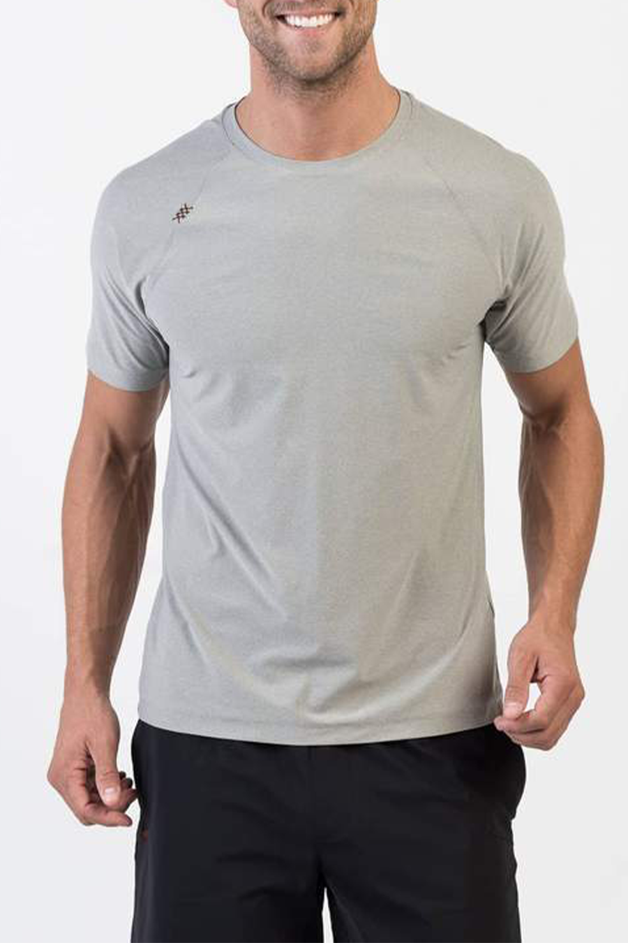 Reign Short Sleeve | Light Heather Gray - Main Image Number 1 of 3