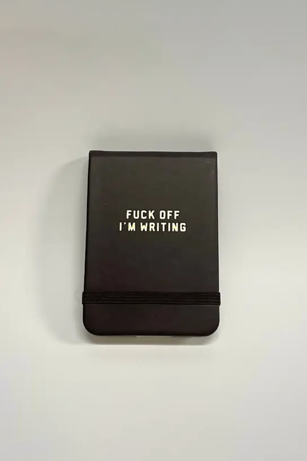 Fuck Off I'm Writing Leatherette Pocket Journal - Main Image Number 1 of 1