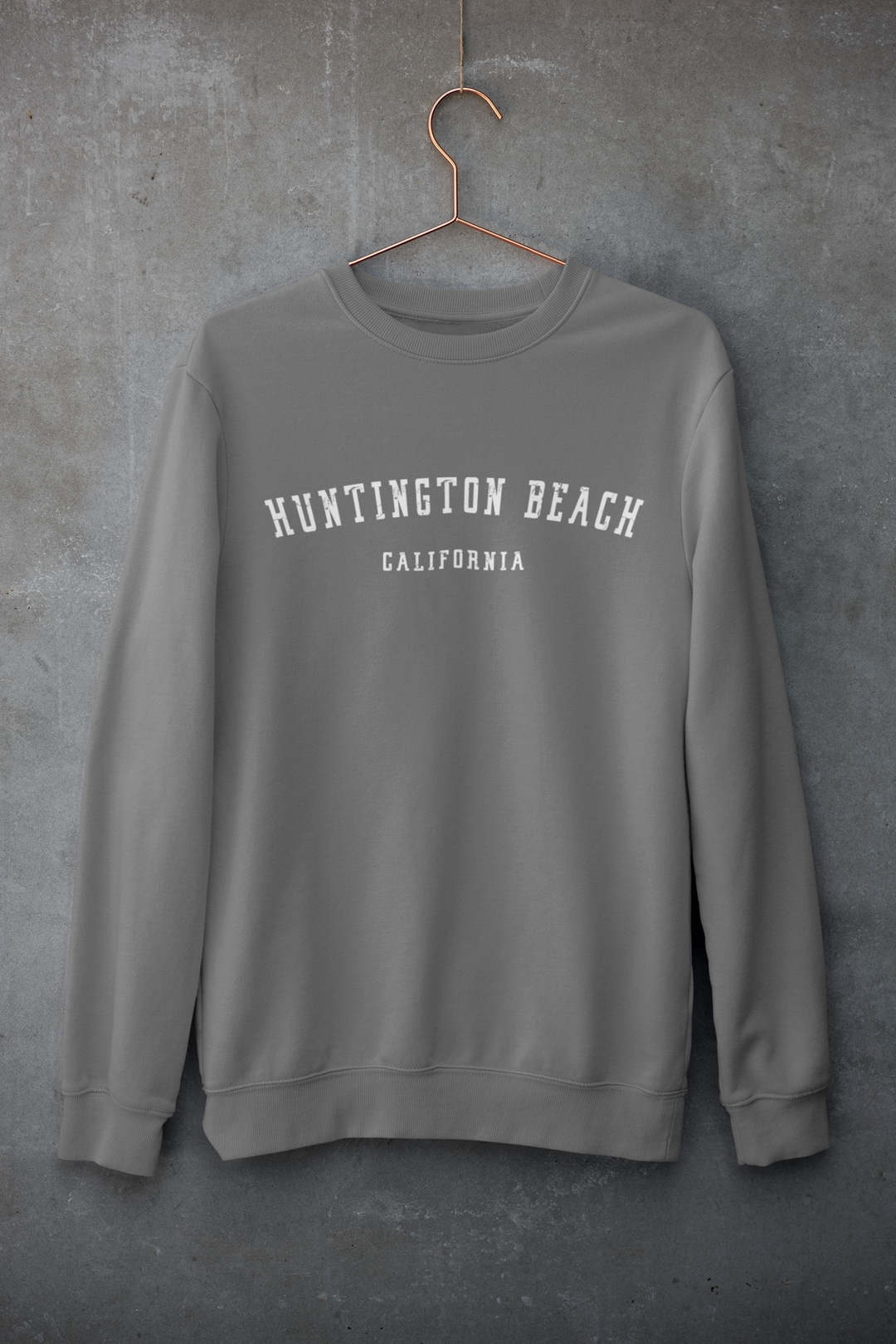 Huntington Beach Crewneck | Charcoal - Main Image Number 1 of 1