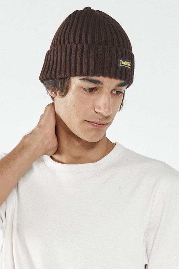Thrills Union Beanie | Postal Brown - Main Image Number 1 of 2