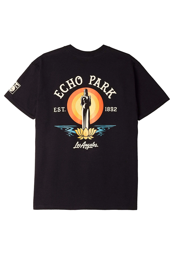 Obey X House Echo Park Tee | Black - Thumbnail Image Number 1 of 2
