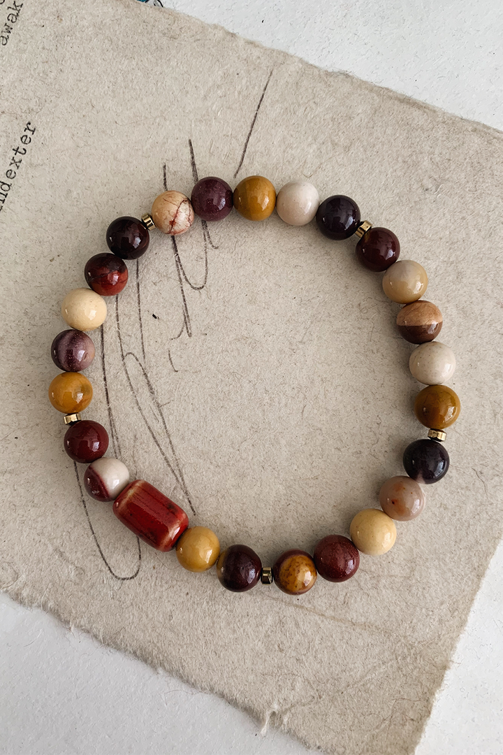 Social Distancing Bracelet | Mookaite - Thumbnail Image Number 1 of 2
