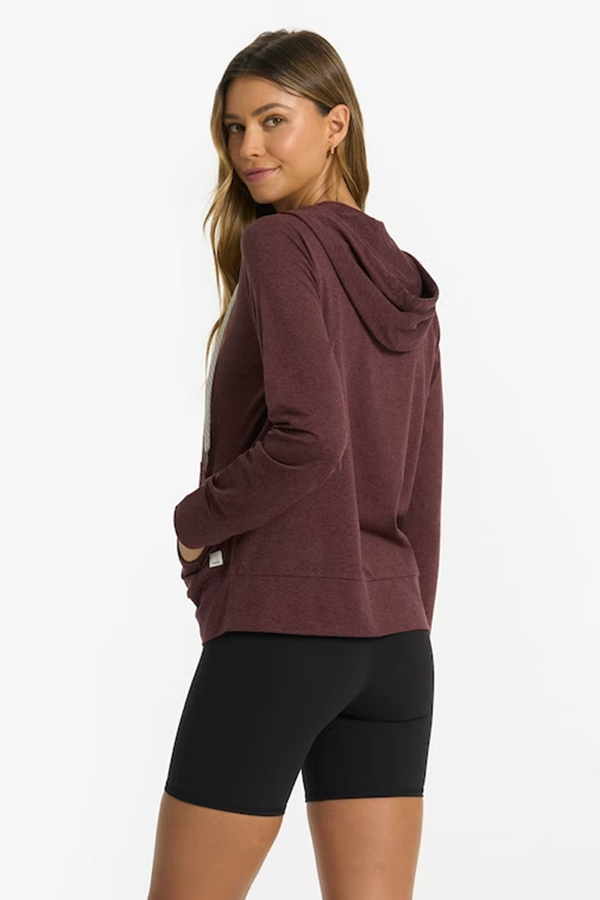 Halo Performance Hoodie 2.0 | Ruby Heather - Main Image Number 2 of 2