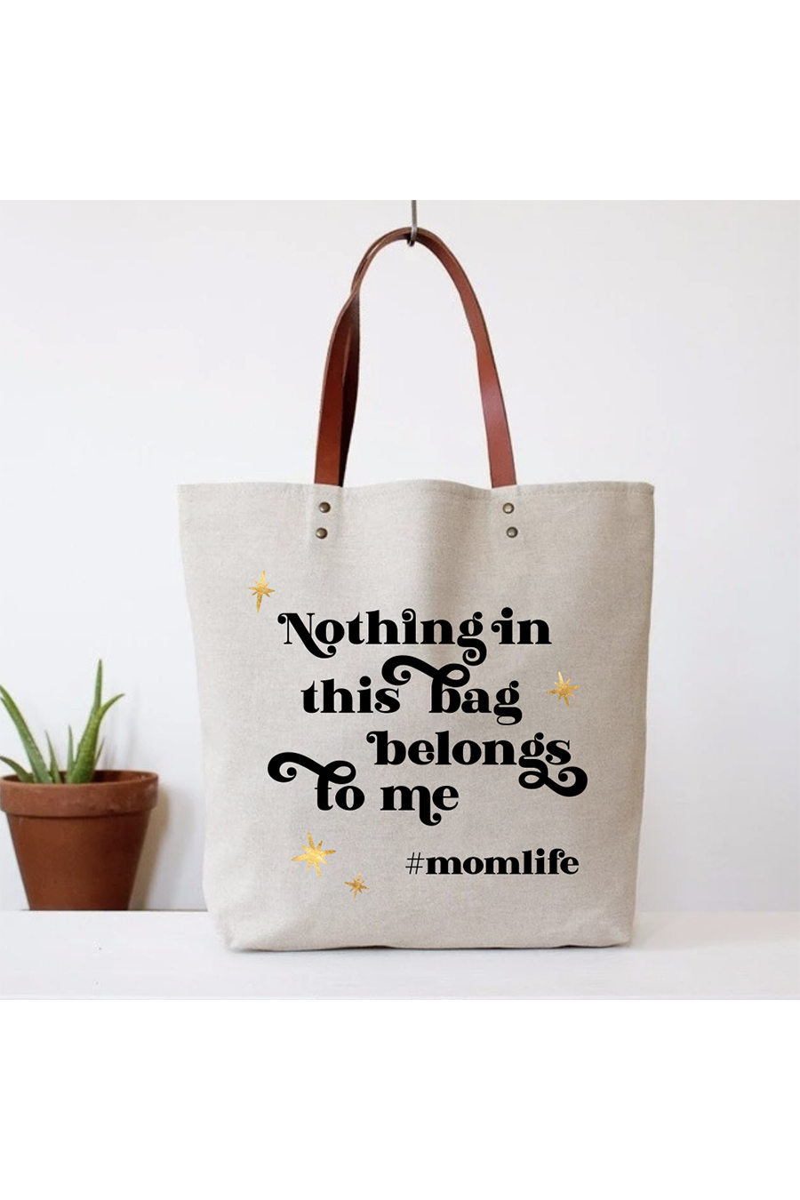 Hashtag Mom Life Tote - Main Image Number 1 of 1