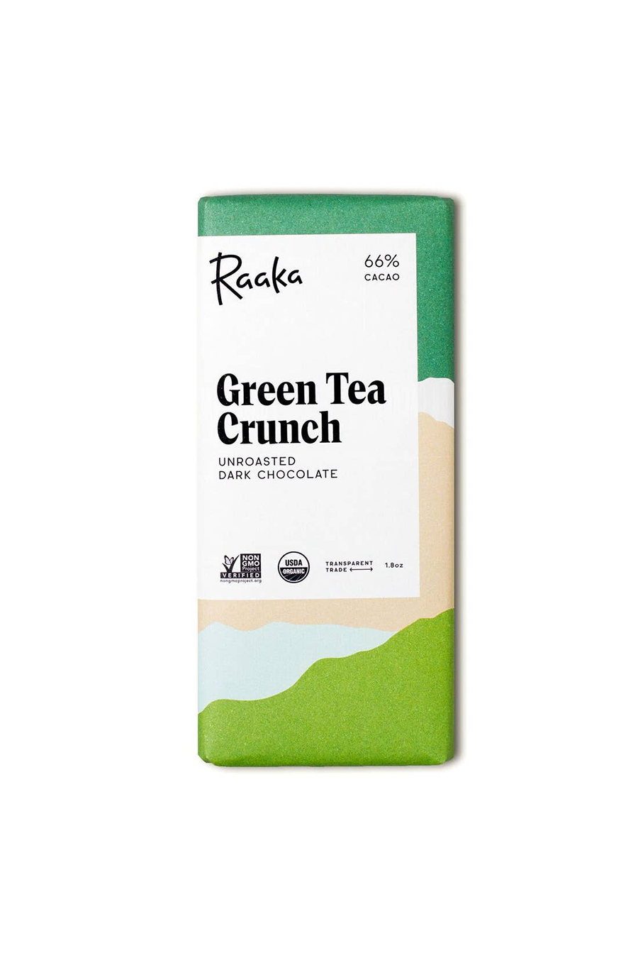 Chocolate Bar | 66% Green Tea Crunch - Main Image Number 1 of 1
