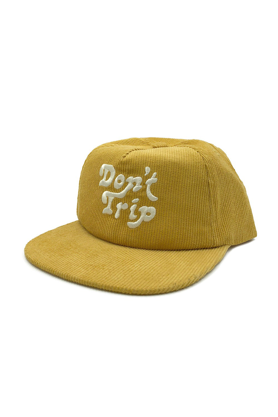 Don't Trip Corduroy Snapback Hat | Mustard - Main Image Number 1 of 1