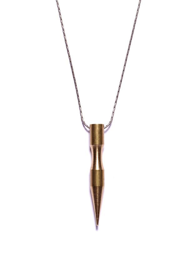 Future Bullet Necklace | Silver - Main Image Number 1 of 2
