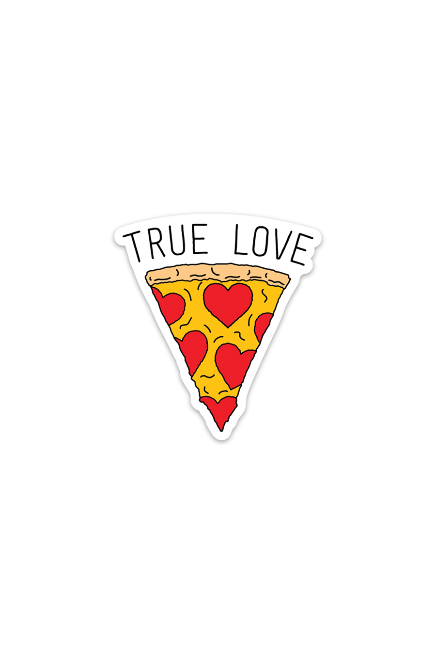 True Love Pizza Sticker - Main Image Number 1 of 1