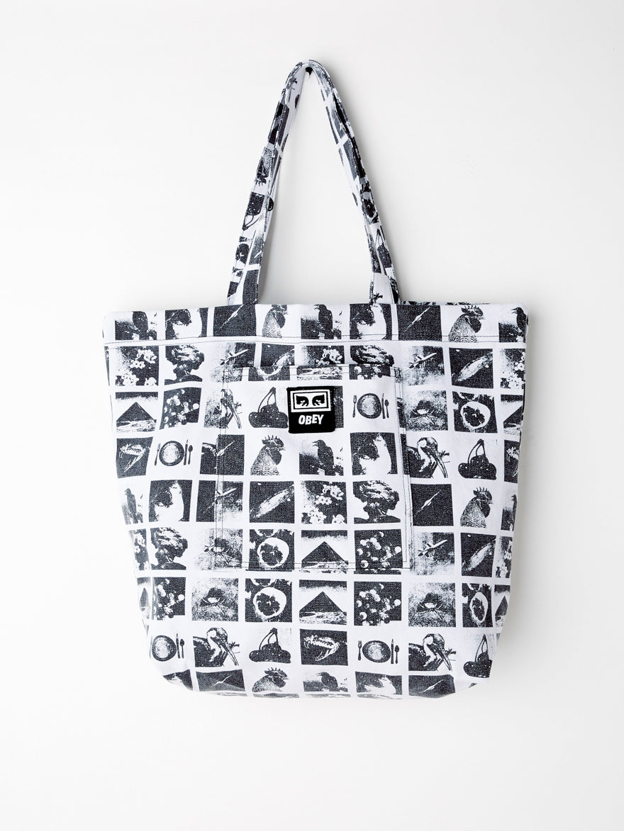 Wasted Tote Bag Zine White Multi - Main Image Number 1 of 2