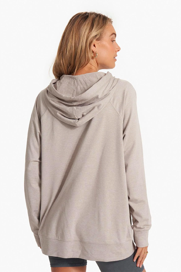 Halo Oversized Hoodie | Oyster Heather - Main Image Number 2 of 2