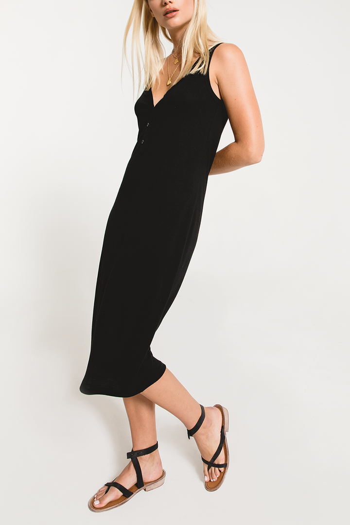 Meridian Dress | Washed Black - West of Camden - Thumbnail Image Number 1 of 2

