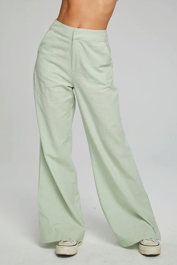 Simone Trousers | Sage - Main Image Number 1 of 3