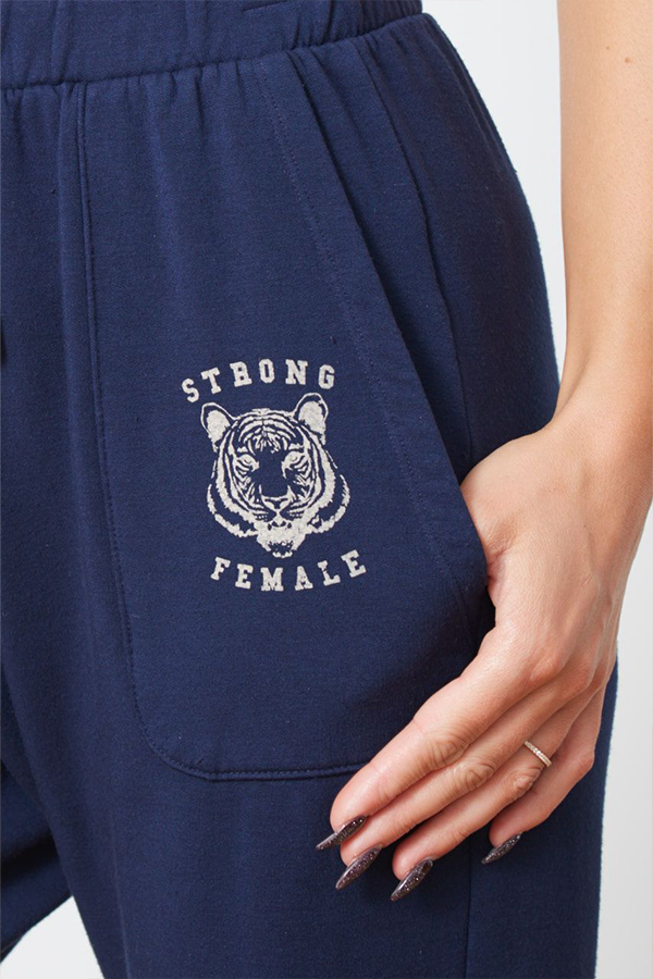 Layla Strong Female Joggers | Peacoat - Main Image Number 2 of 3