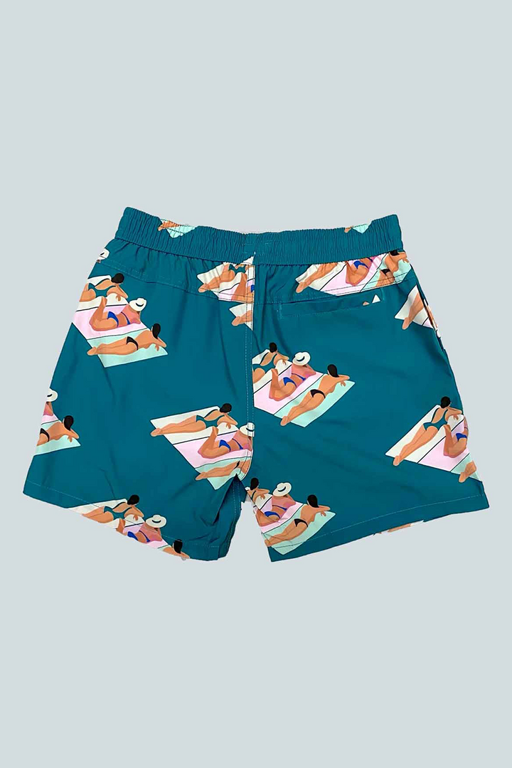 Tanning Co Short | Teal - West of Camden - Thumbnail Image Number 2 of 2
