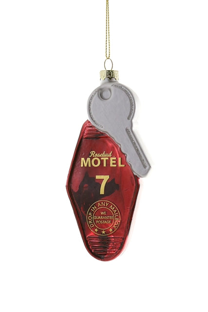 Schitts Creek Rosebud Motel Key Ornament - Visual Media Number 1 of 1