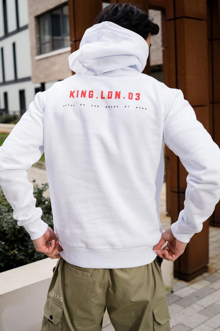 Shadwell Hoodie | White - Thumbnail Image Number 2 of 2
