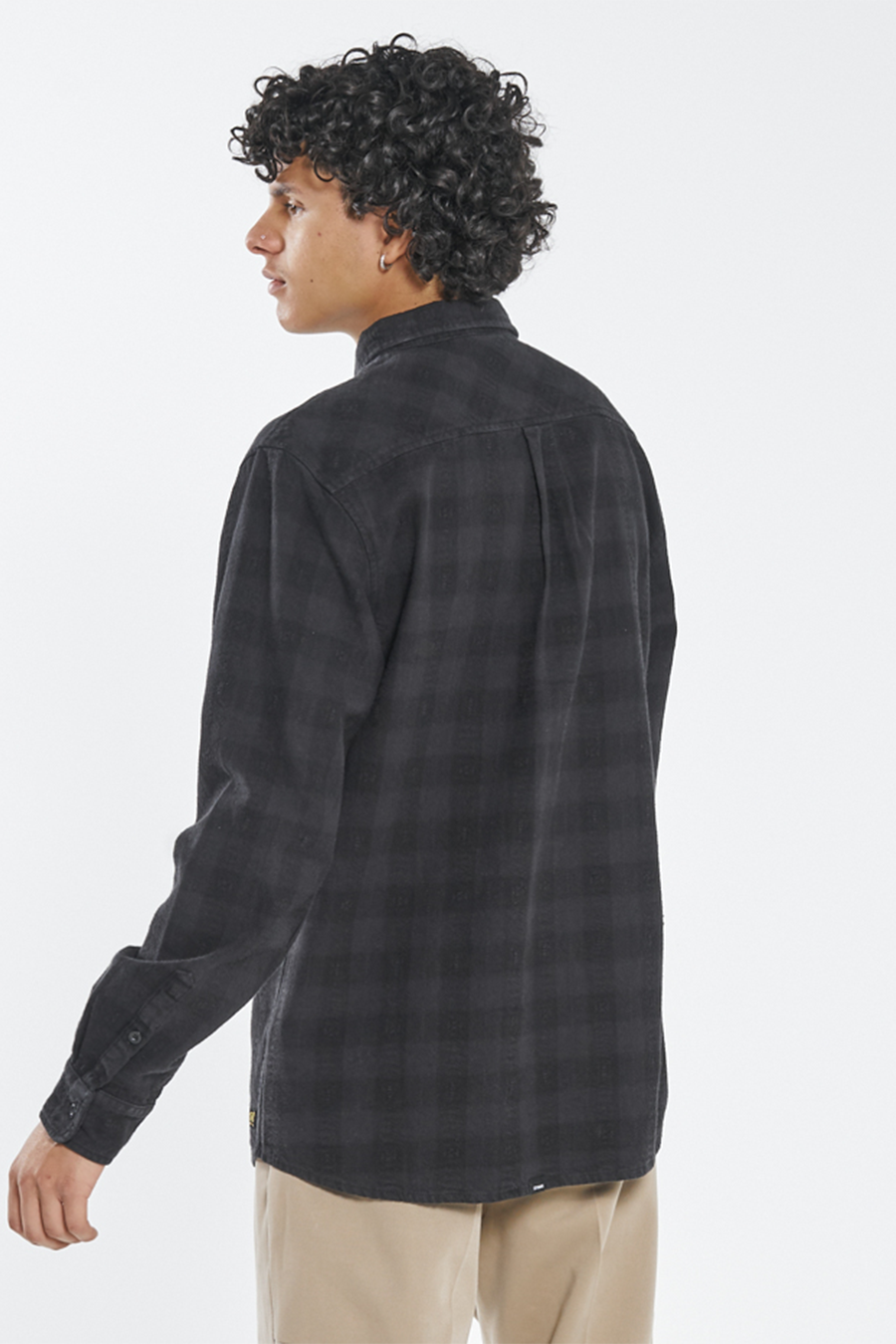 Liste Flannel | Black - Main Image Number 2 of 3