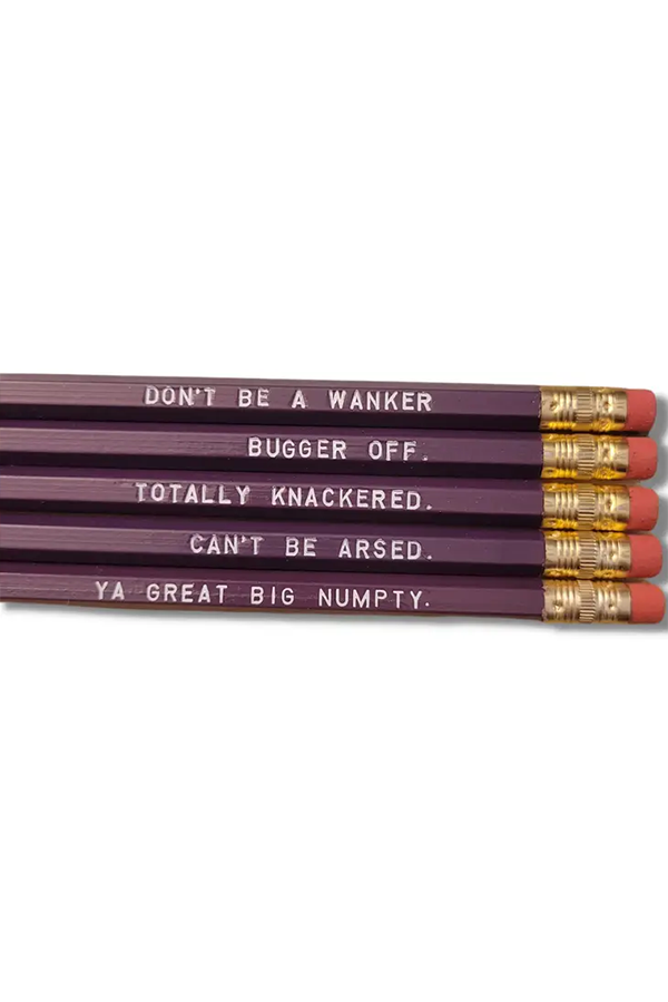 UK Slang Pencils - Main Image Number 1 of 1