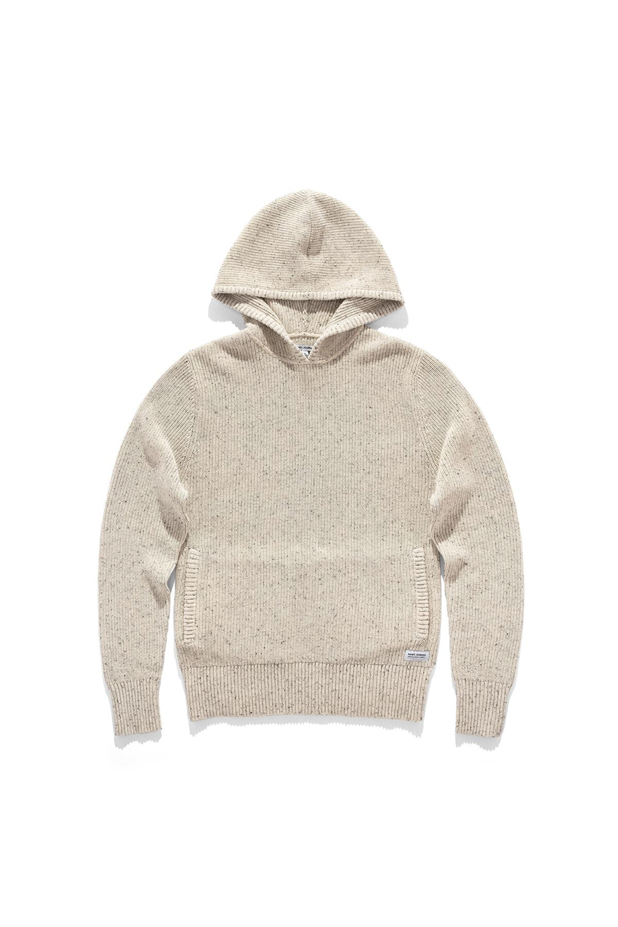 Across Knit Hoodie | Off White - Main Image Number 2 of 3