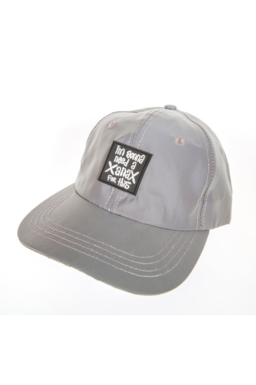Dirt Cobain Xanax Reflective Hat | Grey - Main Image Number 1 of 2