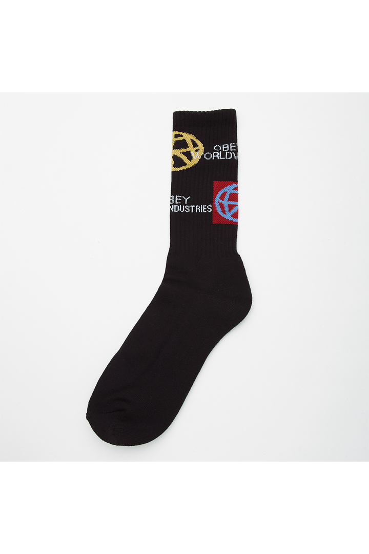 Industries Socks | Black Multi - Thumbnail Image Number 2 of 2
