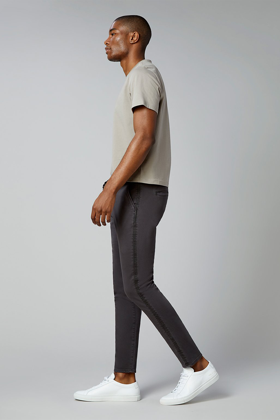 Jay Knit Track Chino | Dewey Stripe - Main Image Number 2 of 4