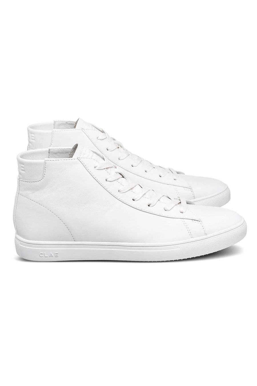 Bradley Mid | Triple White Leather - Main Image Number 1 of 3