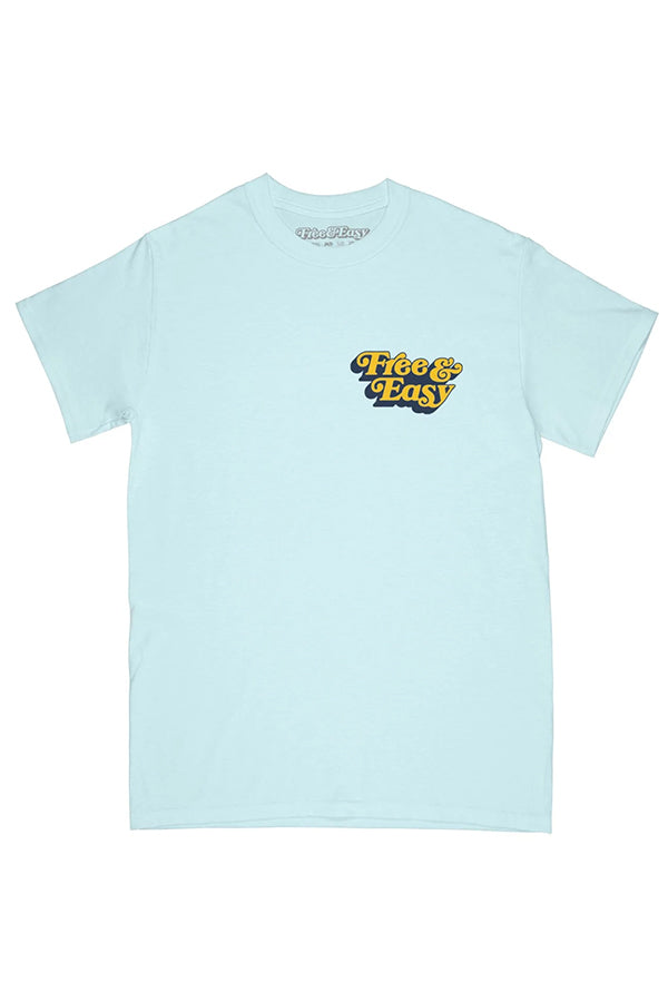 Be Happy LA Tee | Powder Blue - Thumbnail Image Number 2 of 2
