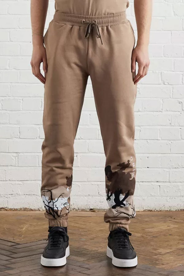Explorer Tracksuit Bottoms | Almond - Thumbnail Image Number 1 of 2
