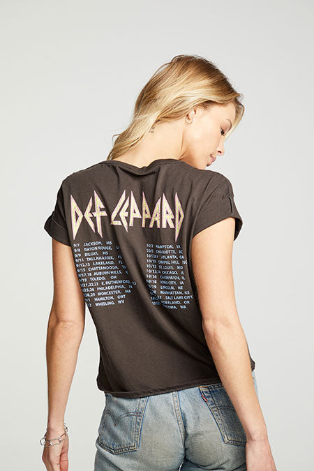 Def Leppard Hysteria Rolled Tee | Union Black - Main Image Number 2 of 2