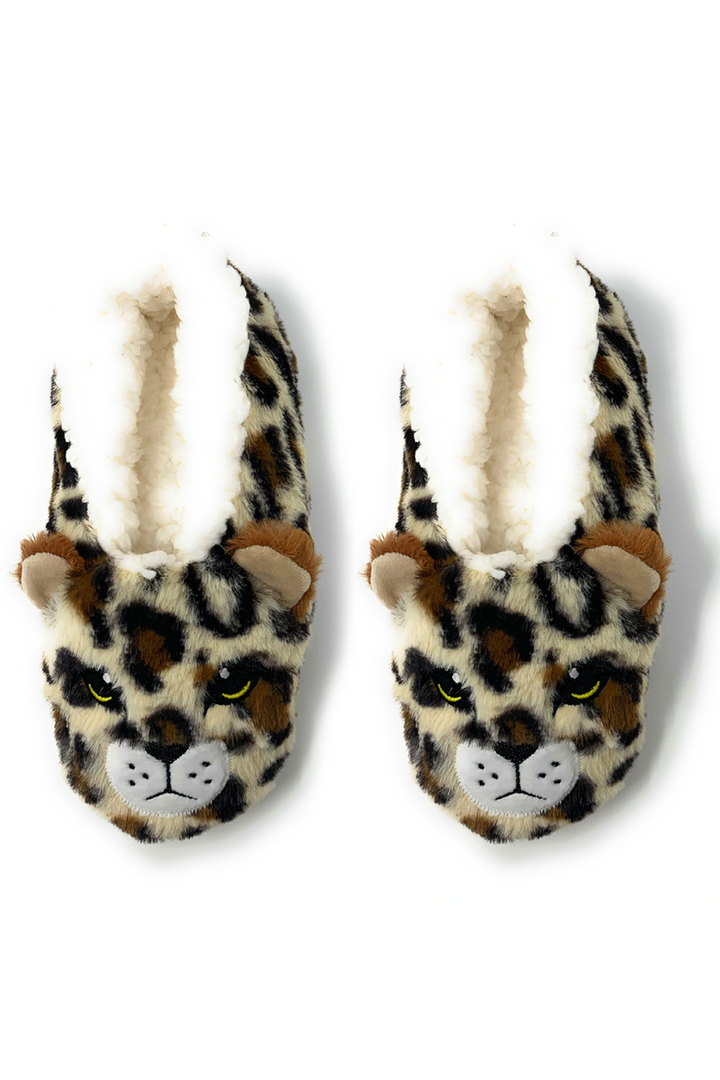 Kids Sherpa Slipper | Cheetah Bang - Thumbnail Image Number 1 of 2
