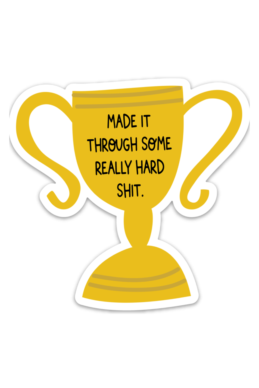 Made It Trophy Sticker - Main Image Number 1 of 1