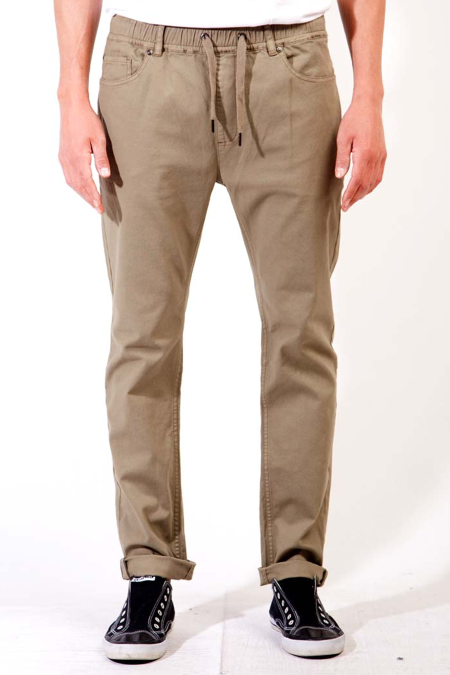 Edwin Slouch Pant | Light Olive - Main Image Number 1 of 2