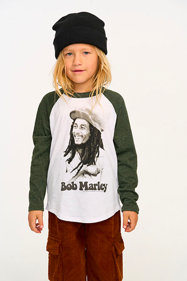 Bob Marley Portrait Tee | White - Main Image Number 1 of 3