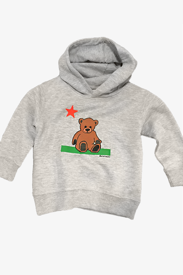 Teddy Youth Hoodie | Heather Grey - Main Image Number 1 of 1