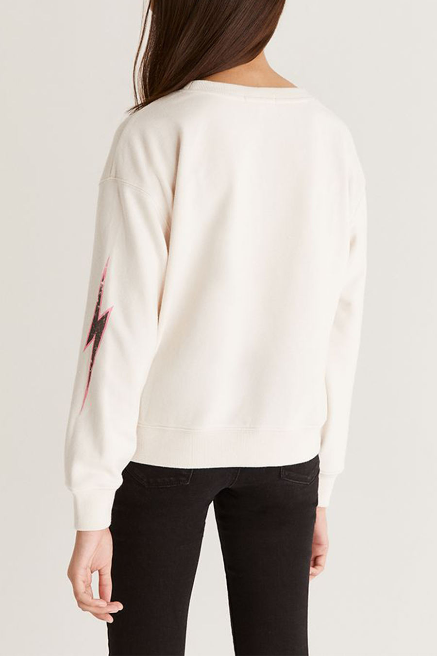 Girls Noa Graphic Sweatshirt | Sandstone - Main Image Number 2 of 2