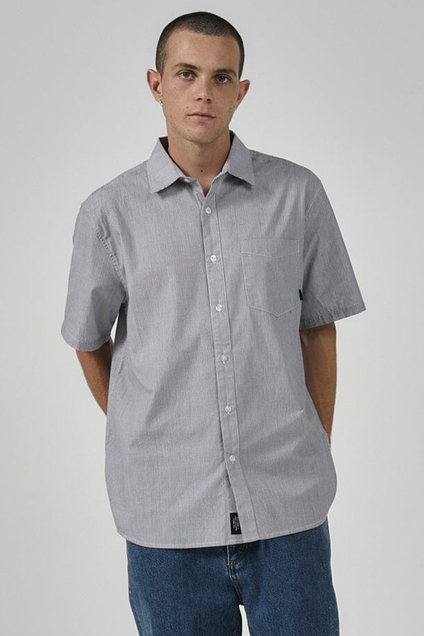 Occasions Short Sleeve Shirt | Black - Main Image Number 1 of 2