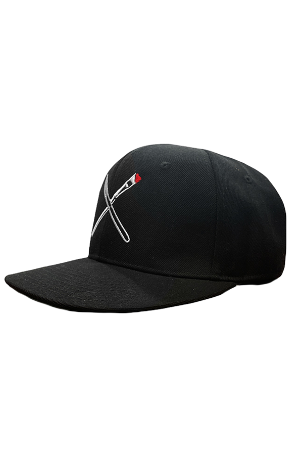 Pen and Brush Premium Hat | Black / Red - Main Image Number 2 of 2